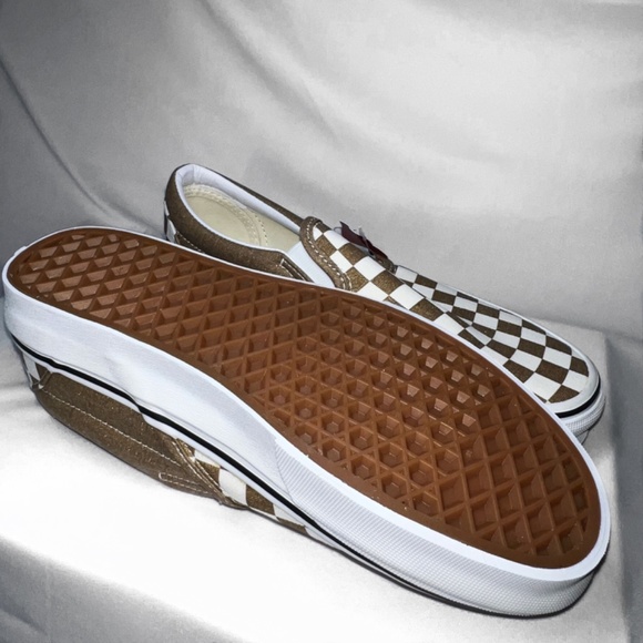 Vans Bronze Age Classic Slip On Checkerboard Sneakers NWT - Picture 5 of 7